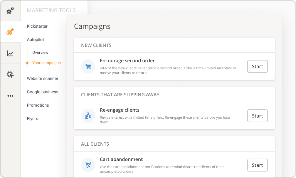 restaurant advertising ideas: email marketing