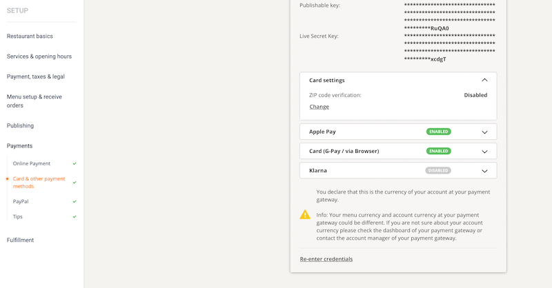 zip code verification to help restaurant cybersecurity