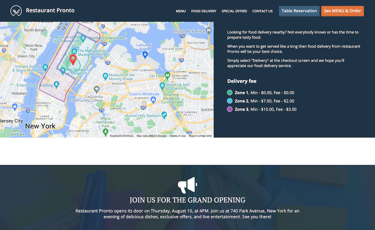 How do you market a restaurant opening: on your restaurant website