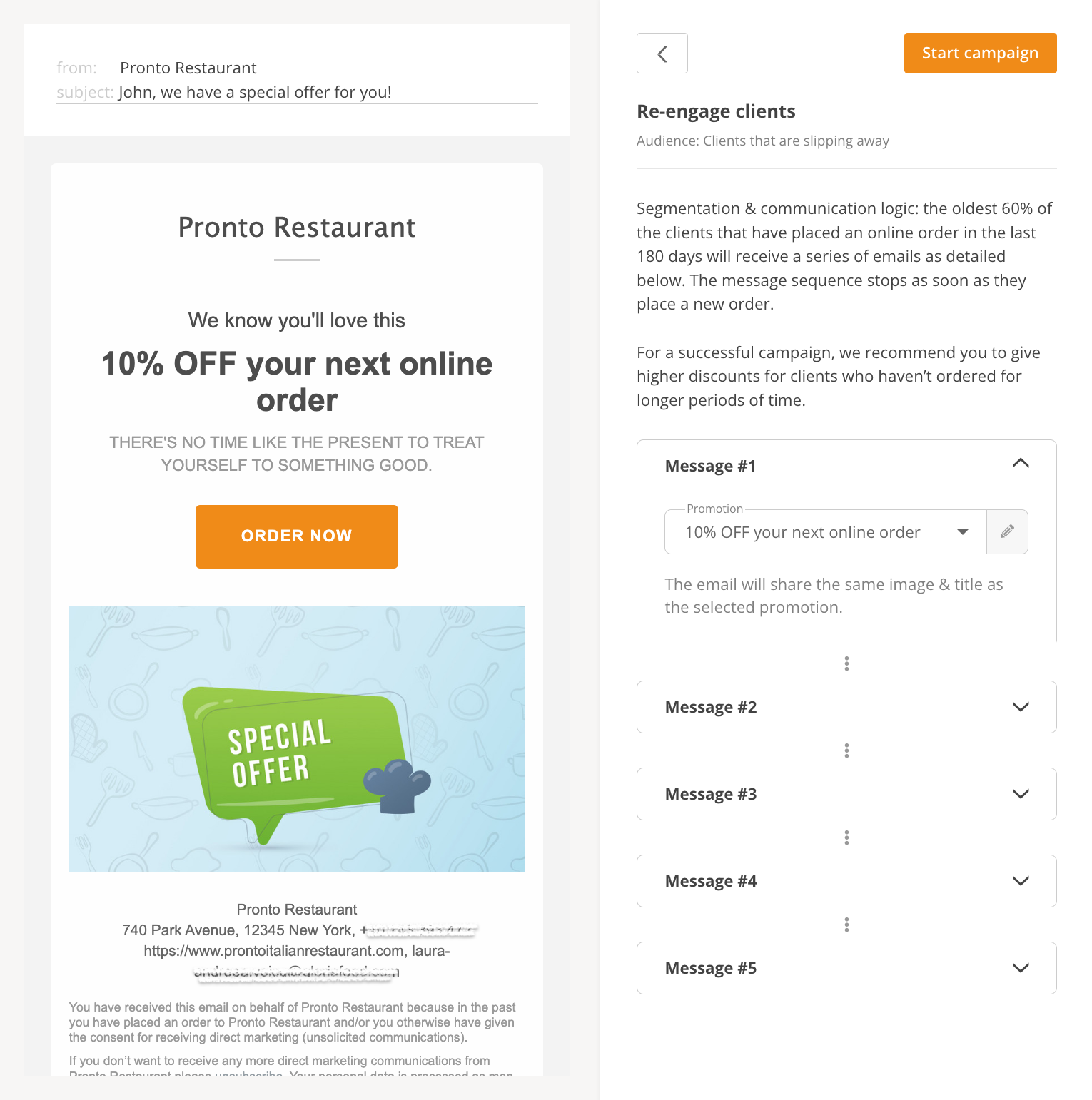 How do I create a marketing plan for a new restaurant?