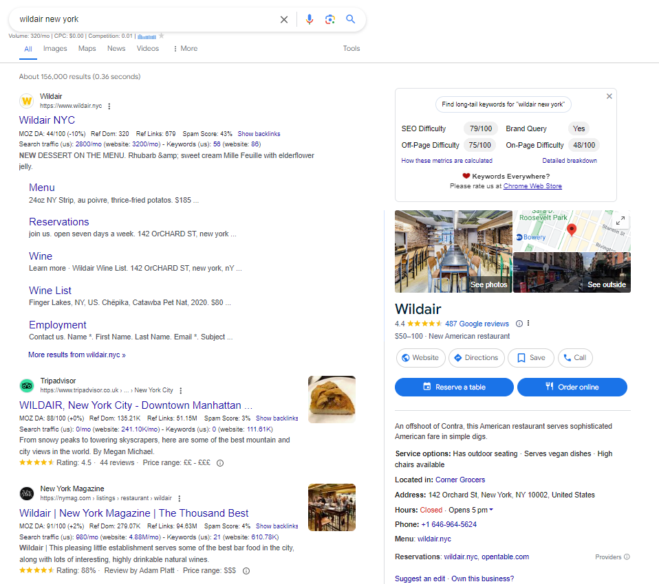benefits of google business profile for restaurants